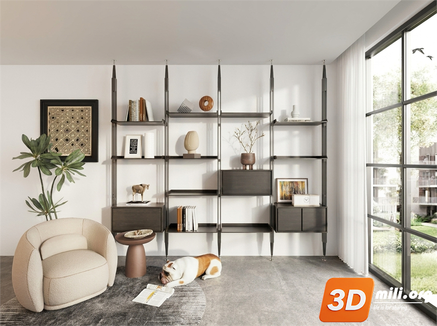 Bookcase Skp Files